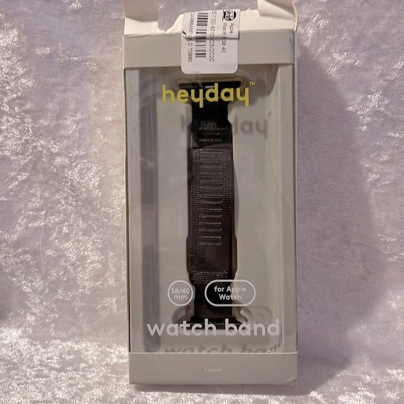 heyday Wearables Heyday Gunmetal Metal Mesh Stainless Steel Apple